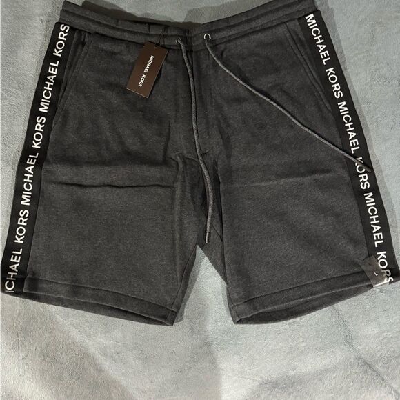 MICHAEL KORS MENS Logo tape SHORTS L - Picture 3 of 16